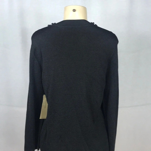 Jones New York Size Medium Collection Sweater with Beaded Neck. New With Tags - Picture 8 of 9